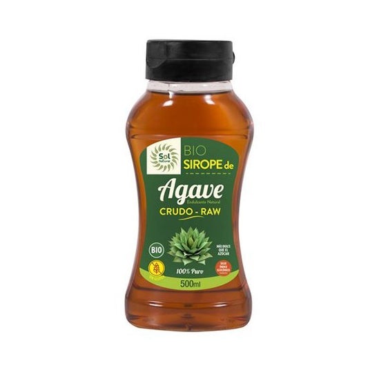 Sol Natural Sirope de Ágave Crudo Raw Bio 500 ml