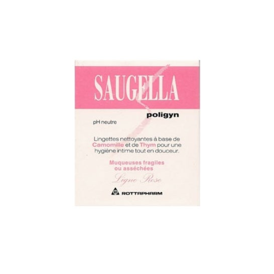 Saugella Poligyn 10 Toallitas de limpieza