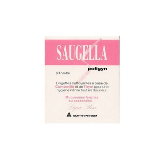Saugella Poligyn 10 Toallitas de limpieza