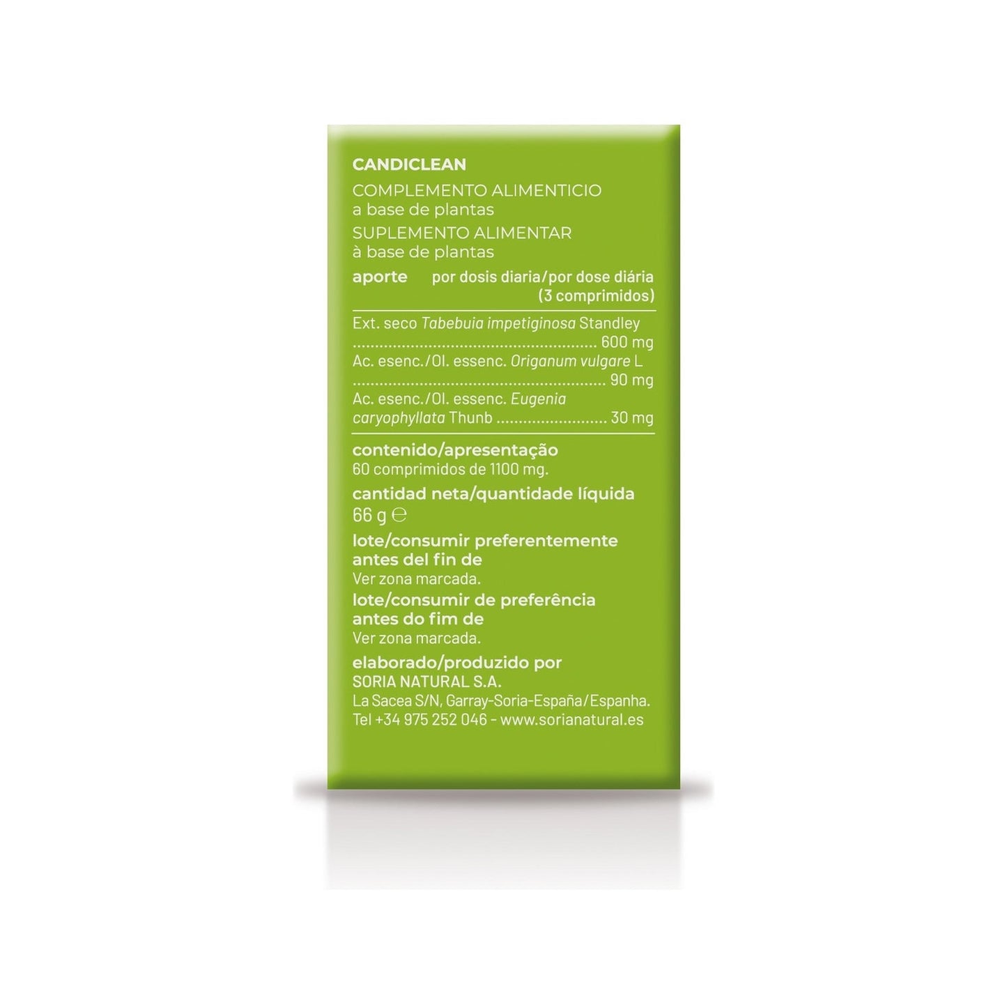 Soria Natural Candiclean 60 Comp