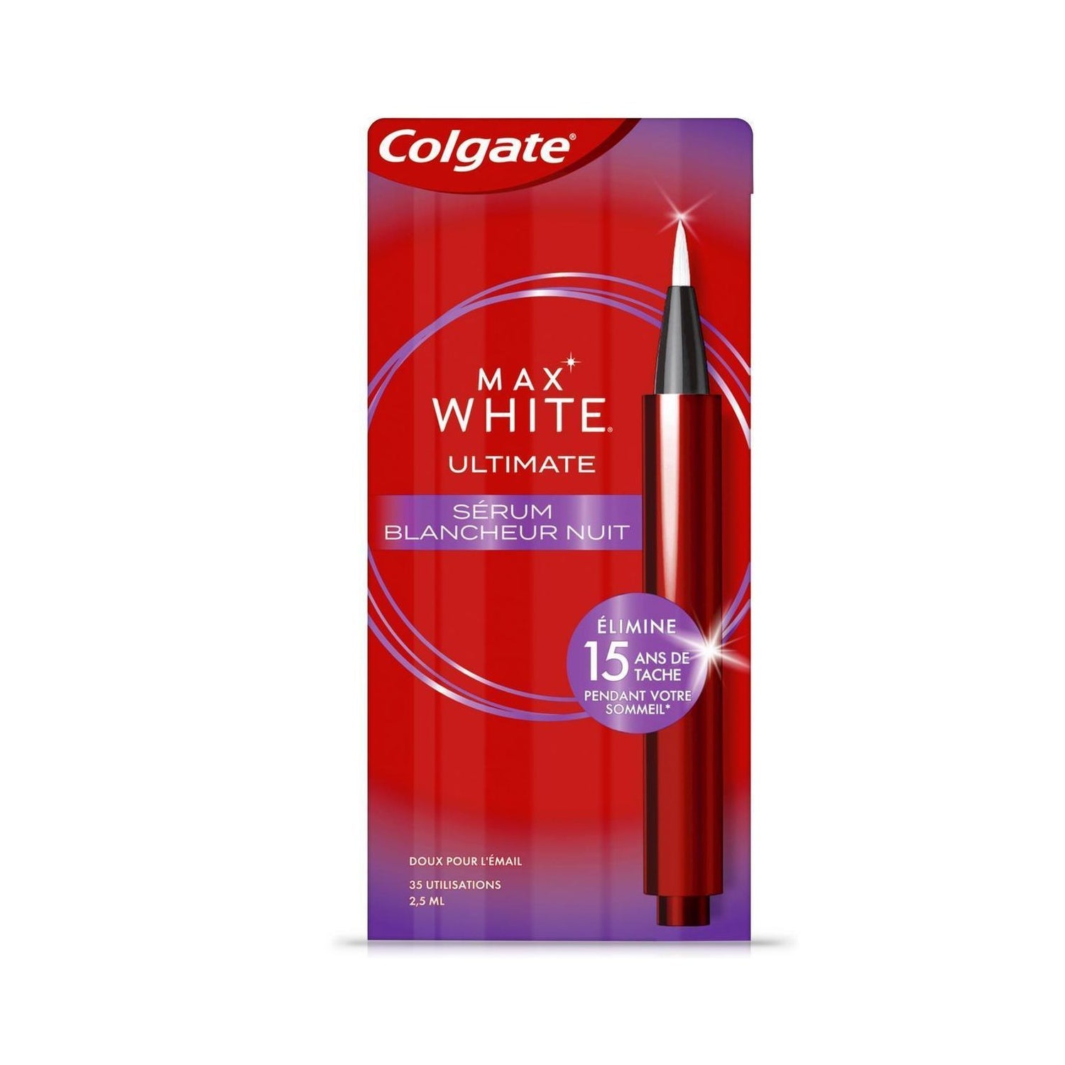 Colgate Max White Ultimate Serum Blanqueador Noche 2,5ml