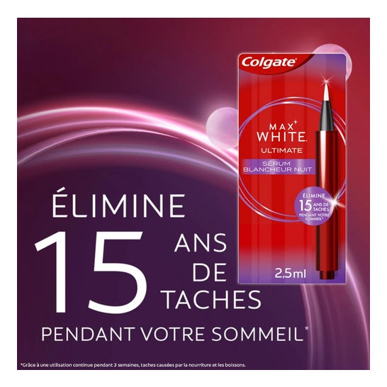 Colgate Max White Ultimate Serum Blanqueador Noche 2,5ml