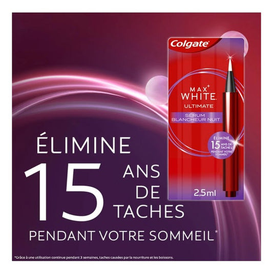 Colgate Max White Ultimate Serum Blanqueador Noche 2,5ml