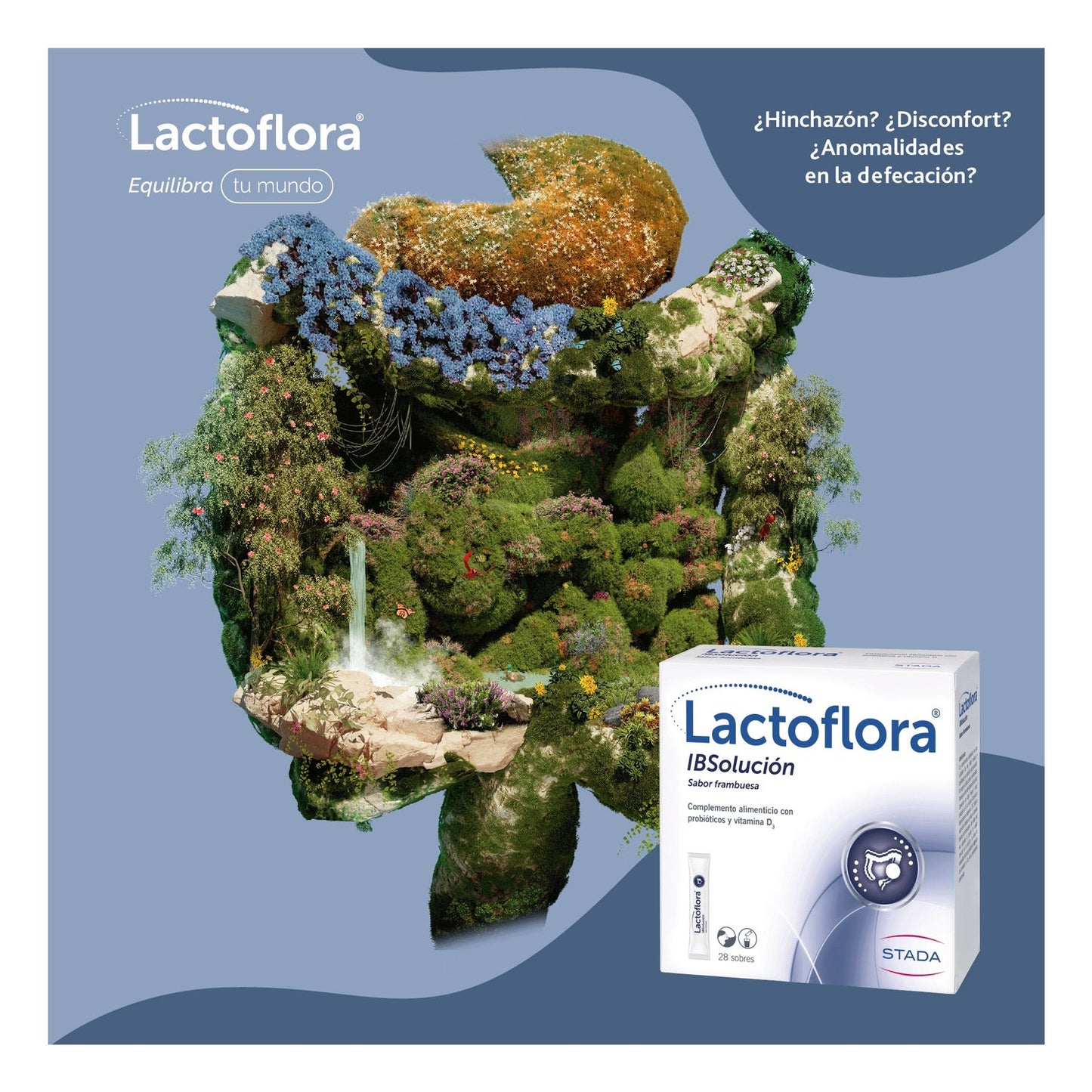 Lactoflora IBSolución Sabor Frambuesa 28 sobres