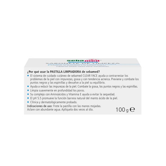 Sebamed Clear Face Pastilla Limpiadora 100g