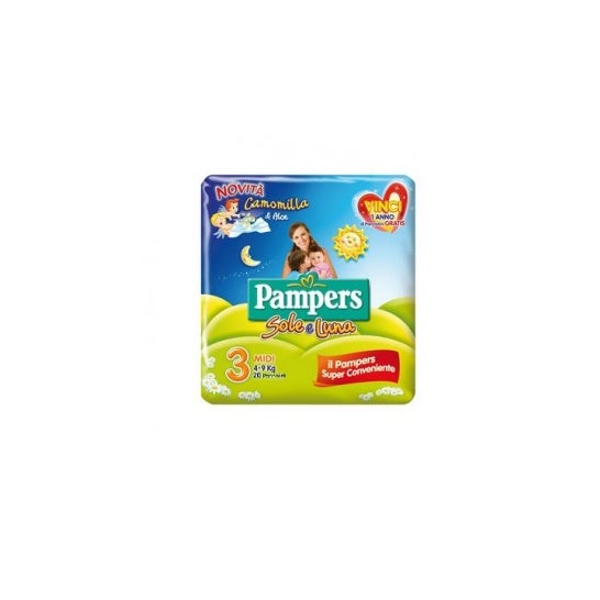 Pampers Sole&Luna Midi 20Pcs