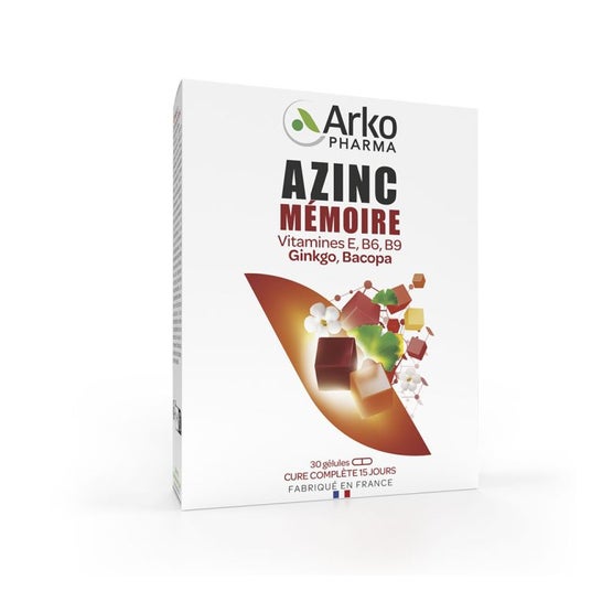 Arkopharma Azinc Mémoire 30caps