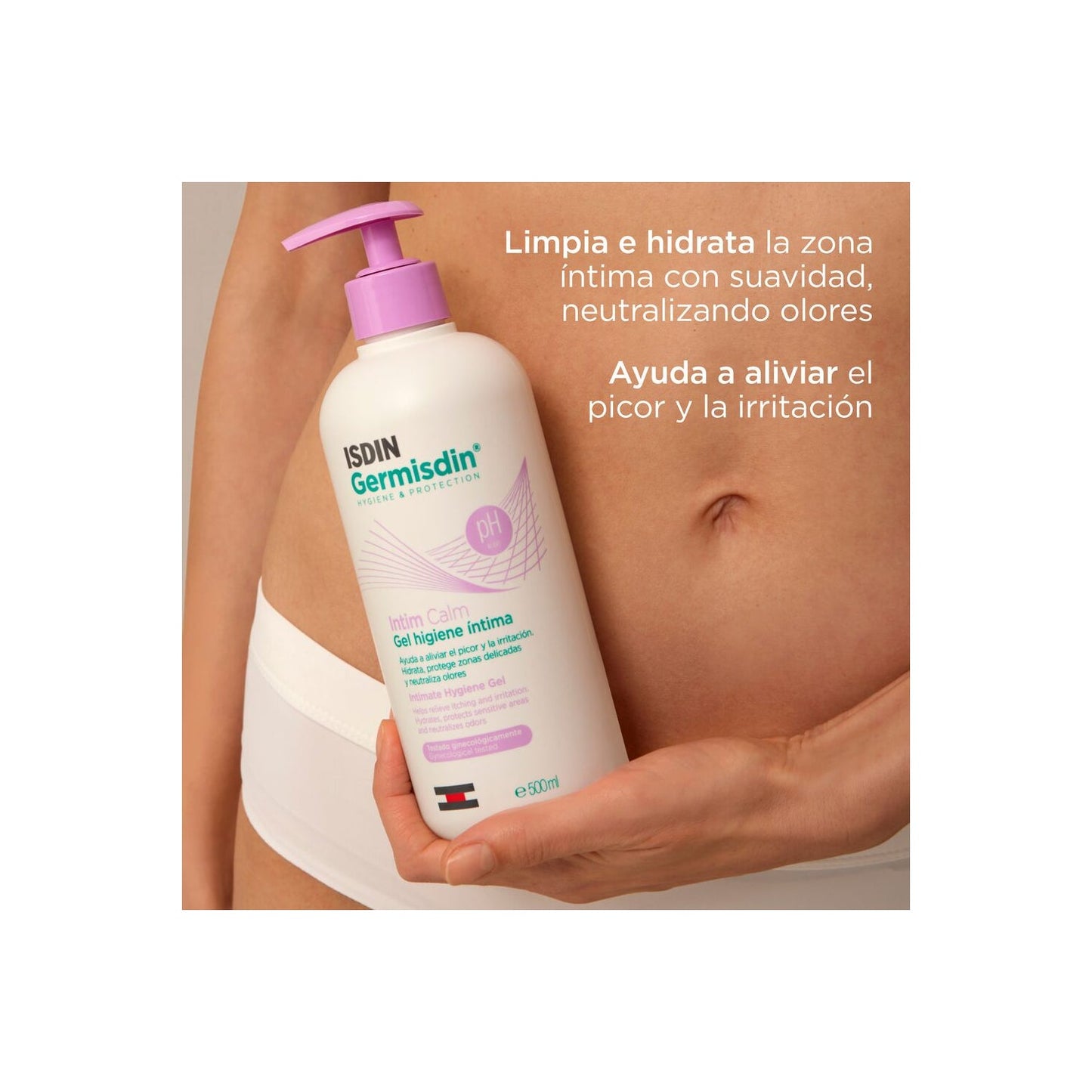 ISDIN Germisdin Intim Calm Gel Higiene Íntima 500ml