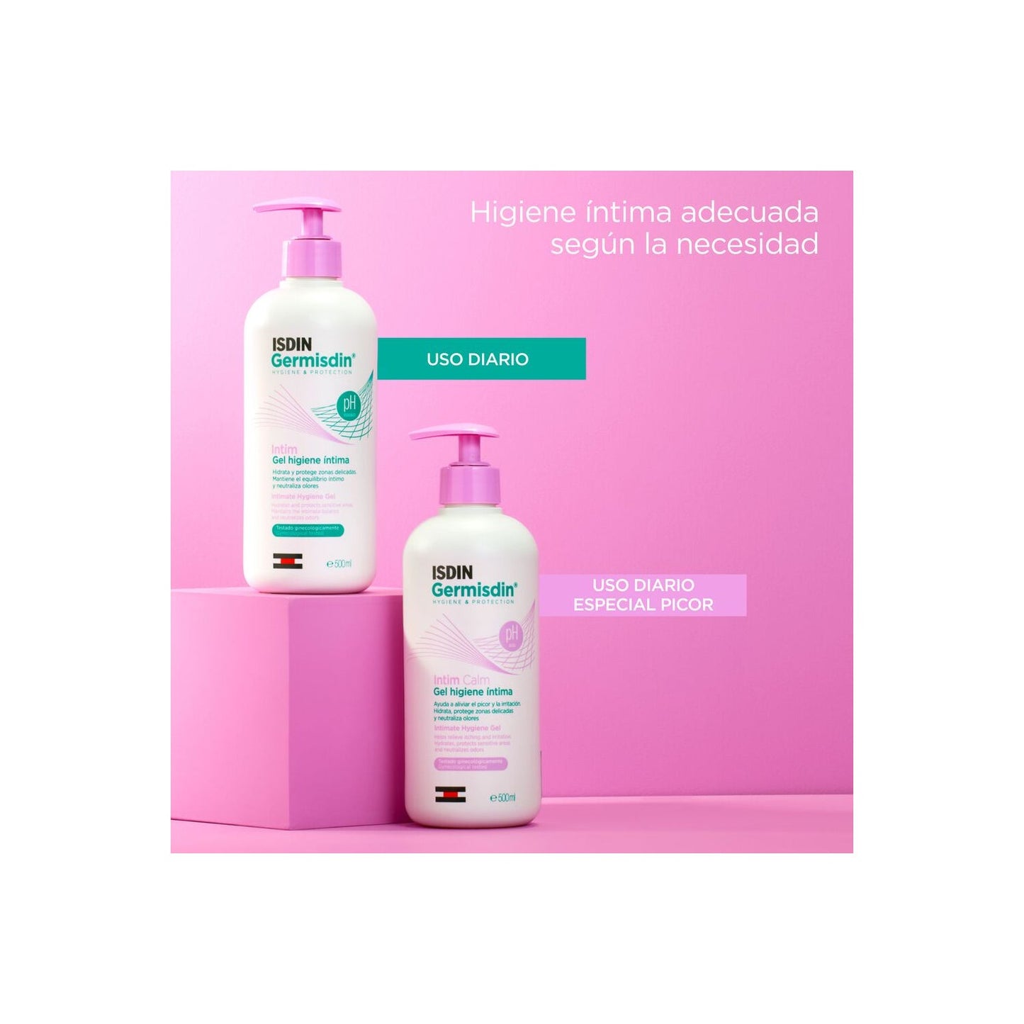 ISDIN Germisdin Intim Calm Gel Higiene Íntima 500ml