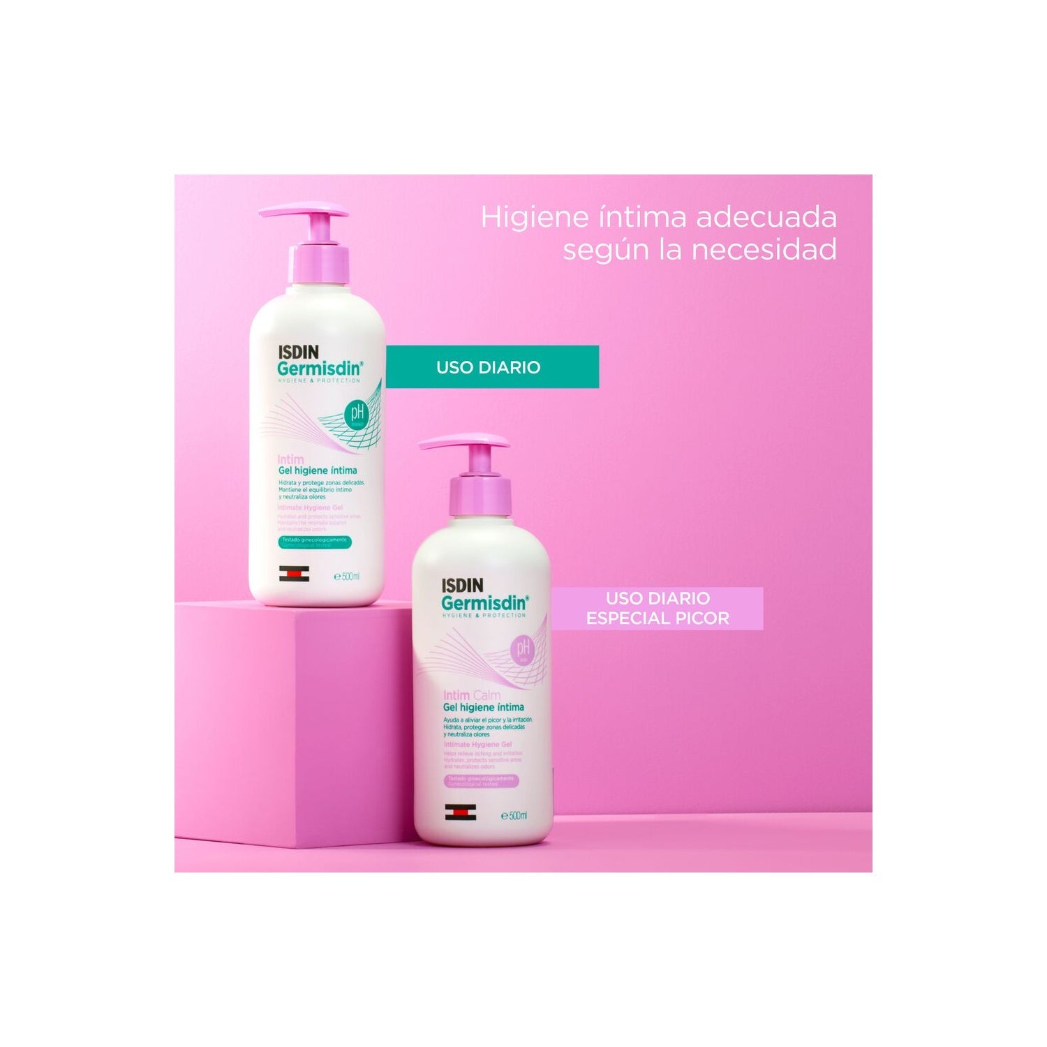 ISDIN Germisdin Intim Calm Gel Higiene Íntima 500ml