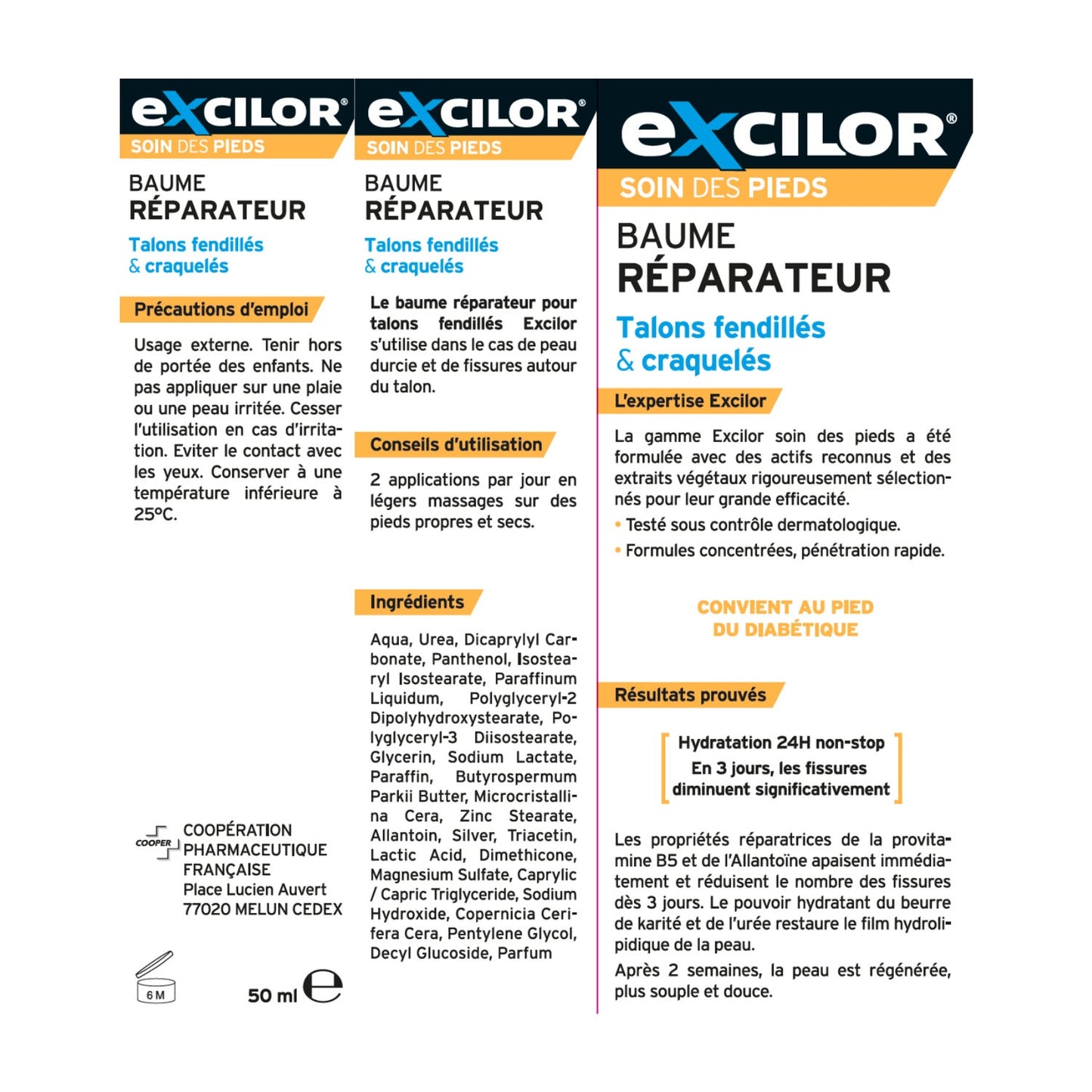 Excilor Bálsamo Reparador Talones 50ml