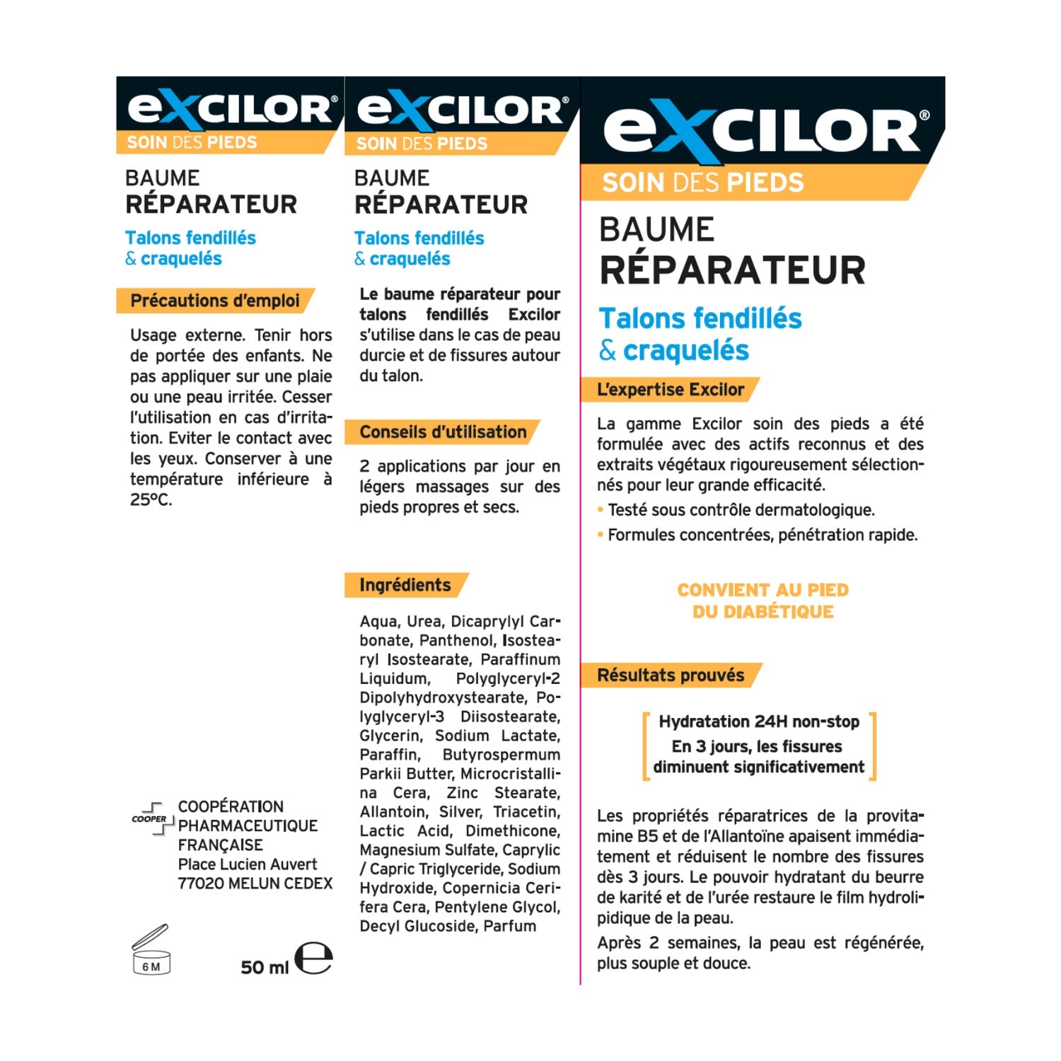 Excilor Bálsamo Reparador Talones 50ml