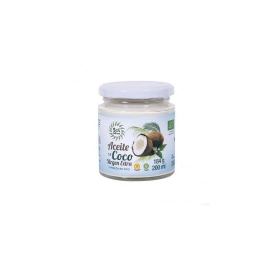Solnatural Aceite Coco Virgen Extra Bio 200ml
