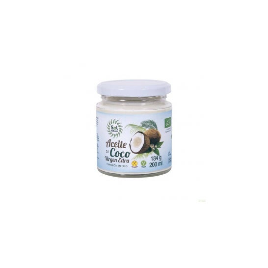 Solnatural Aceite Coco Virgen Extra Bio 200ml