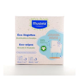 Mustela Bebé Eco-Toallitas Reutilizables Lavables 6uds