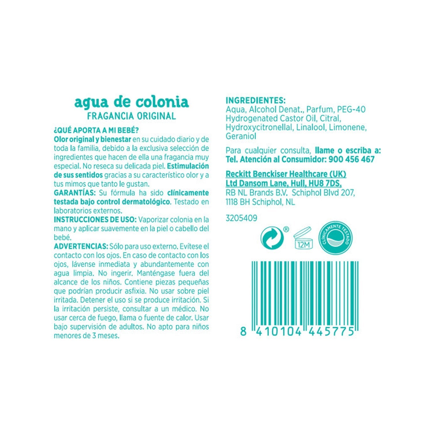 Nenuco Agua de Colonia en Spray 240ml