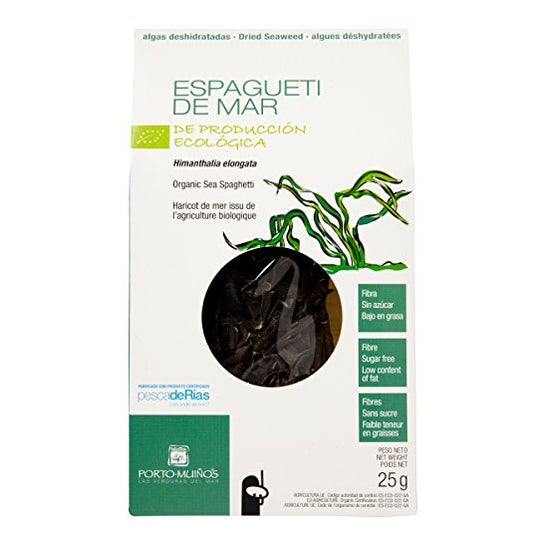 Porto Muíños Algas Espagueti de Mar Bio 25gr