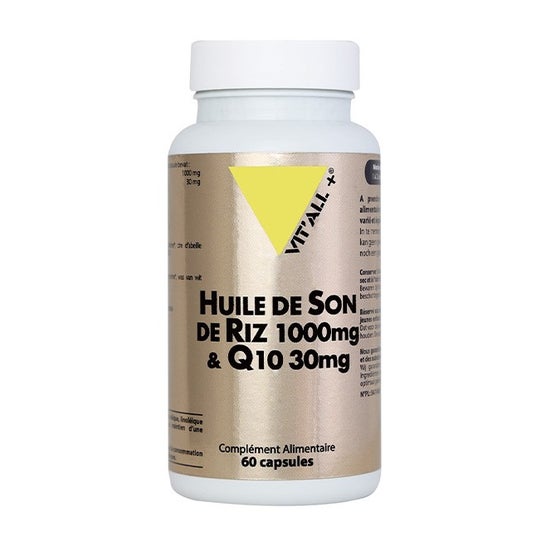 Vit'All+ Aceite de Salvado de Arroz 1000mg Q10 60caps