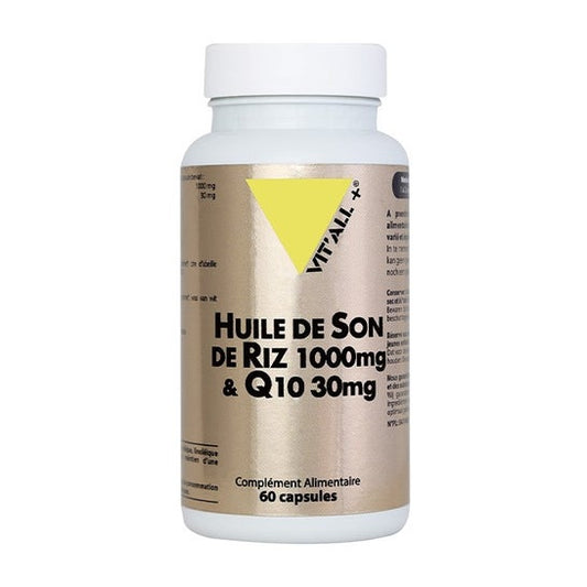 Vit'All+ Aceite de Salvado de Arroz 1000mg Q10 60caps