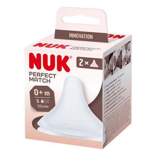 Nuk Perfect Match Tetina Silicona Anticólico Flujo S 2uds