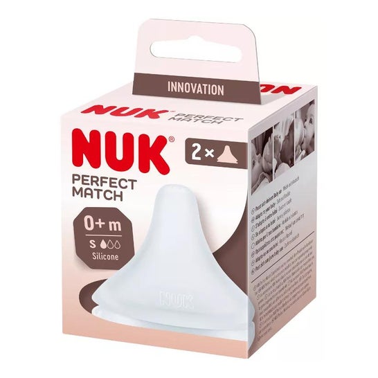 Nuk Perfect Match Tetina Silicona Anticólico Flujo S 2uds