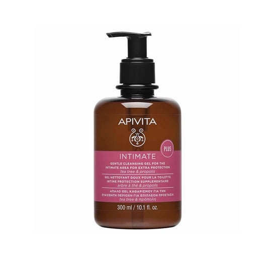 Apivita Intimate Plus gel limpiador suave íntimo árbol del té 300ml