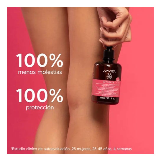 Apivita Intimate Plus gel limpiador suave íntimo árbol del té 300ml