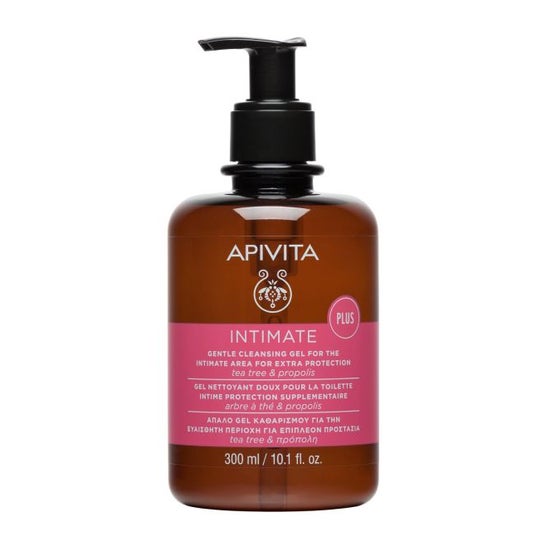 Apivita Intimate Plus gel limpiador suave íntimo árbol del té 300ml