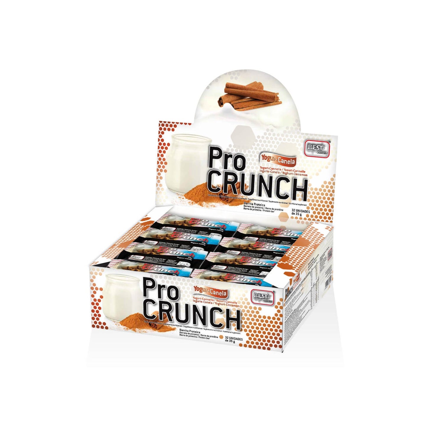 Best Protein Barrita Pro Crunch Yogur & Canela 32uds