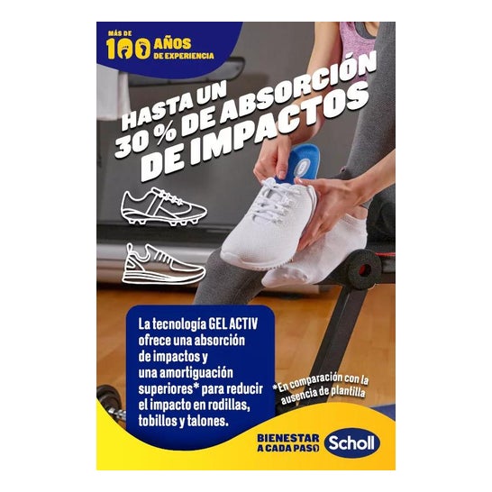 Scholl Gel Activ Sport Mujer 1par
