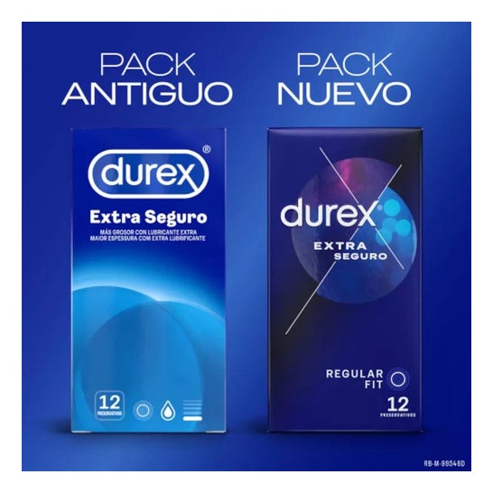 Durex Extra Seguro Preservativos 12uds