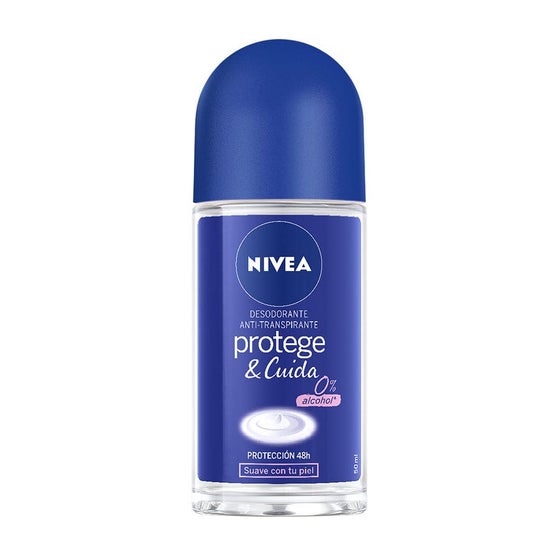 Nivea Desodorante Roll-On Protege y Cuida sin Alcohol 50ml
