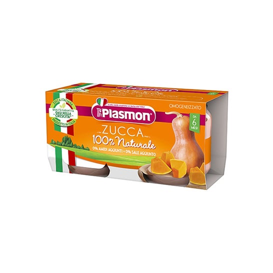 Plasmon Calabaza Homogeneizado 2x80 g