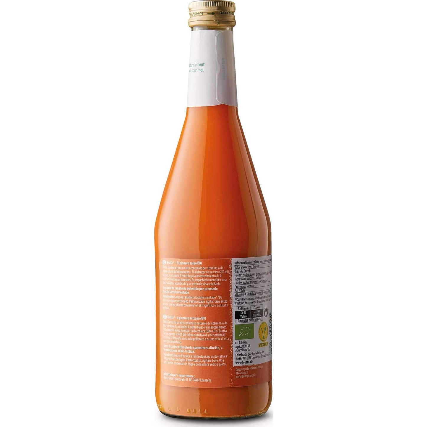 Biotta Jugo de Zanahoria BIO 500ml
