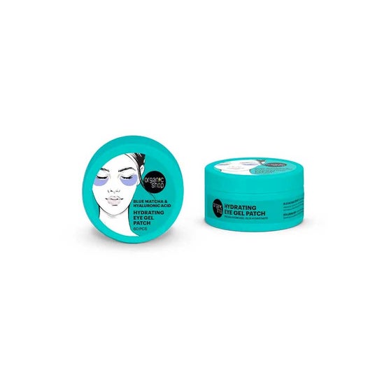 Organic Shop Hydrating Eye Gel Patch Blue Matcha Hyaluronic Acid 60uds