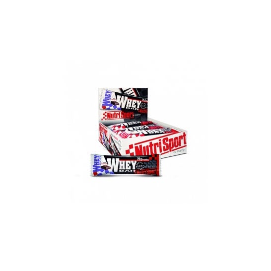 Nutrisport Barrita Energética Whey Chocolate Caja 12Uds