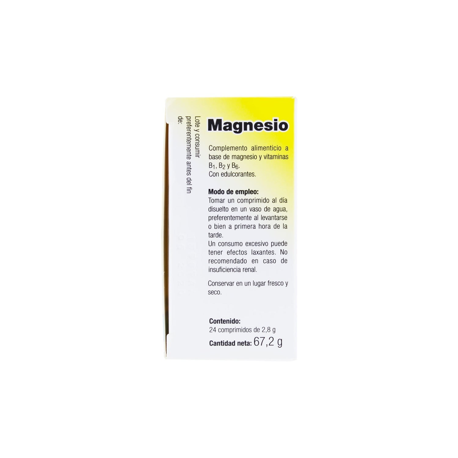 Vallesol magnesio y vitaminas 24comp efervescentes