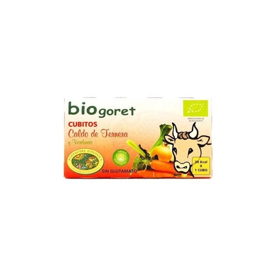Bio goret Caldo Ternera Cubitos Bio 66 g
