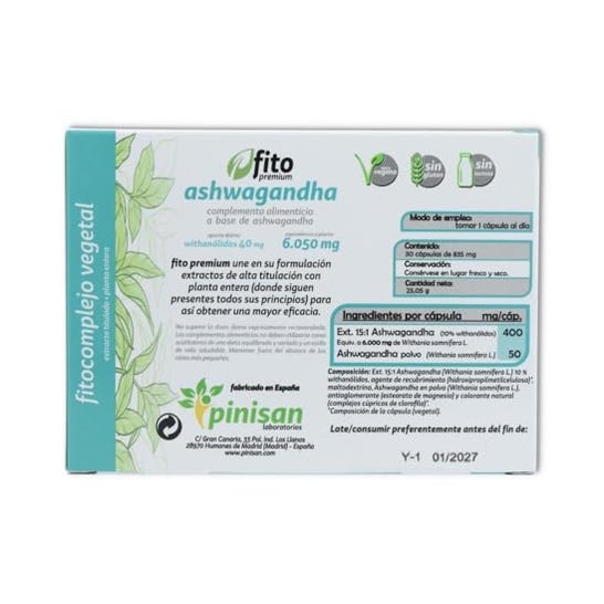 Pinisan Ashwagandha 6050mg 30caps