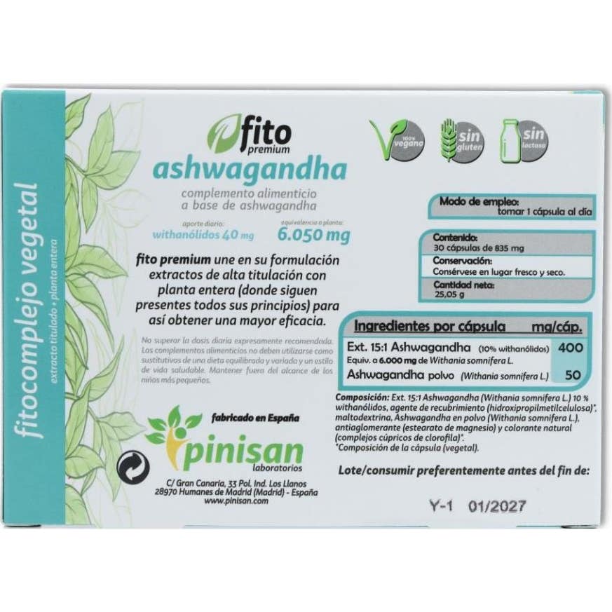 Pinisan Ashwagandha 6050mg 30caps