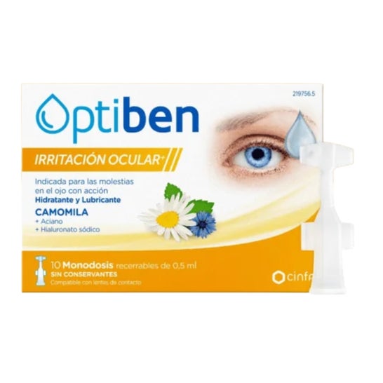 Optiben Irritación Ocular+ 10x0,5 ml
