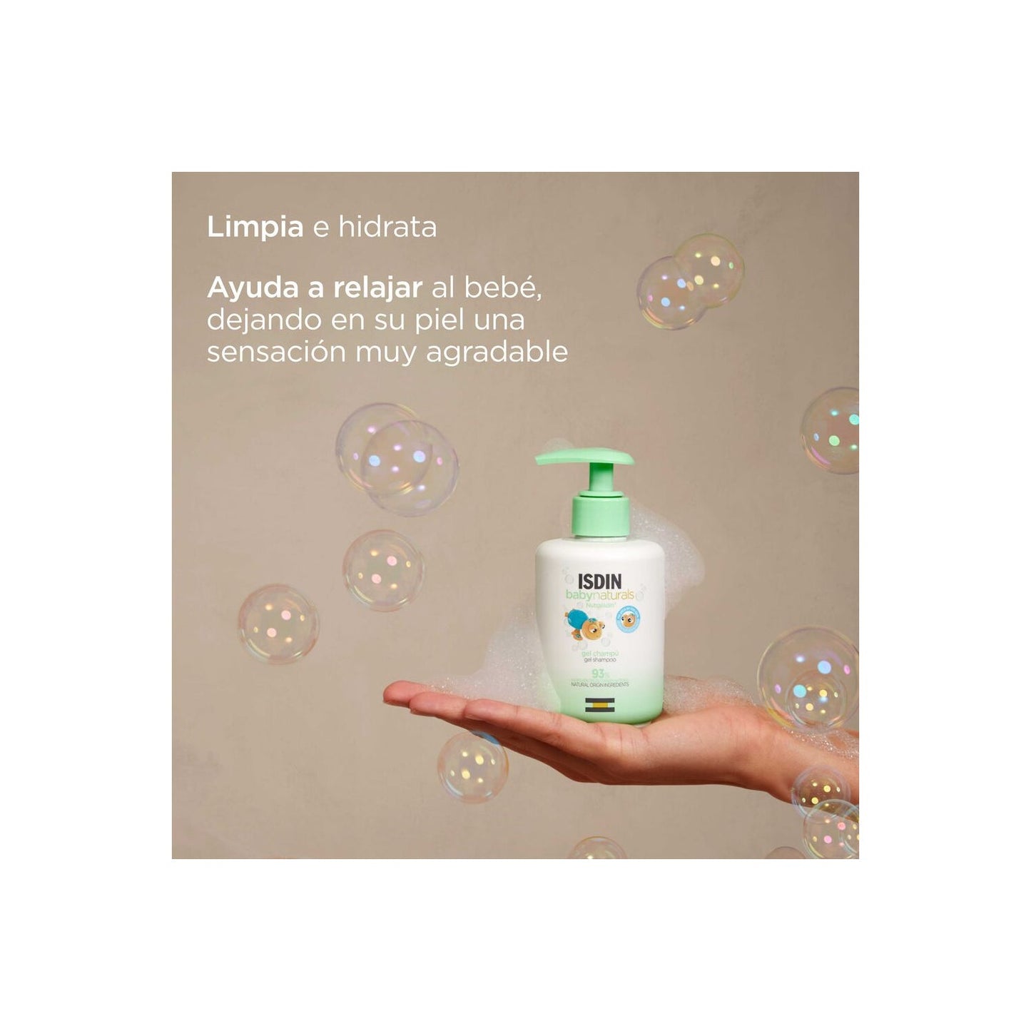 ISDIN Baby Naturals Gel Champú 200ml
