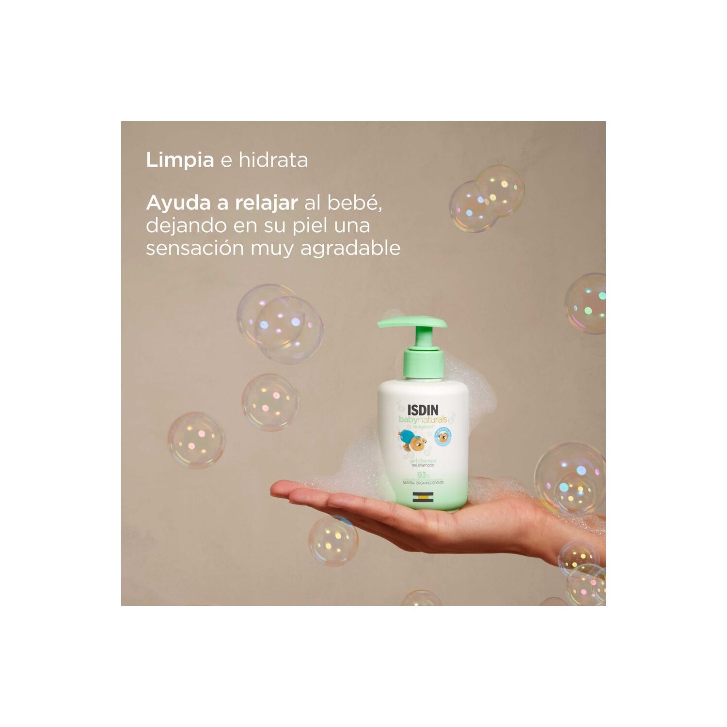 ISDIN Baby Naturals Gel Champú 200ml