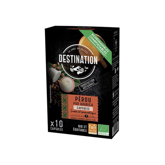 Destination Coffee Peru Nespresso Compatible Pods 10 uds
