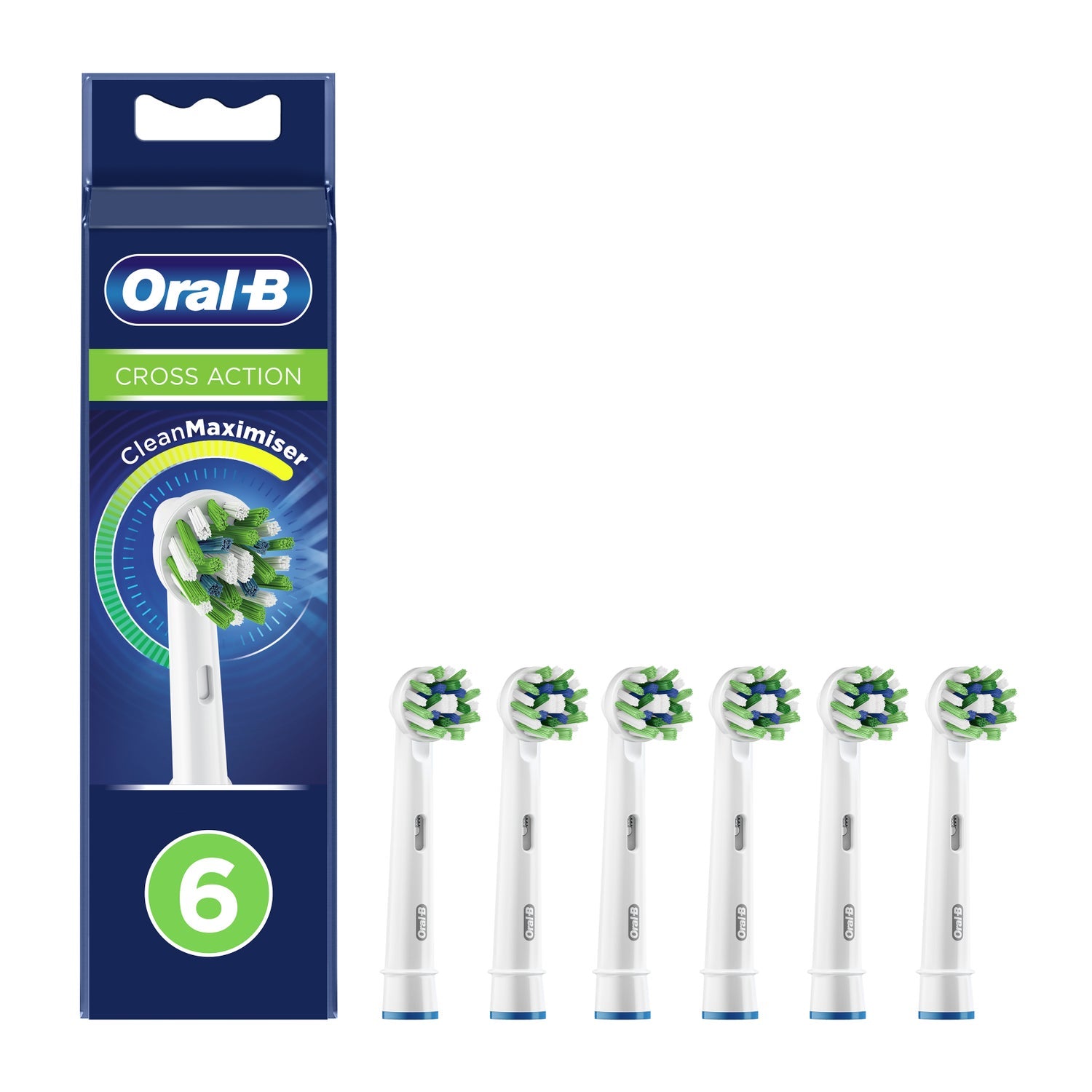 Oral-B Cross Action Clean Maximiser Recambios 6uds