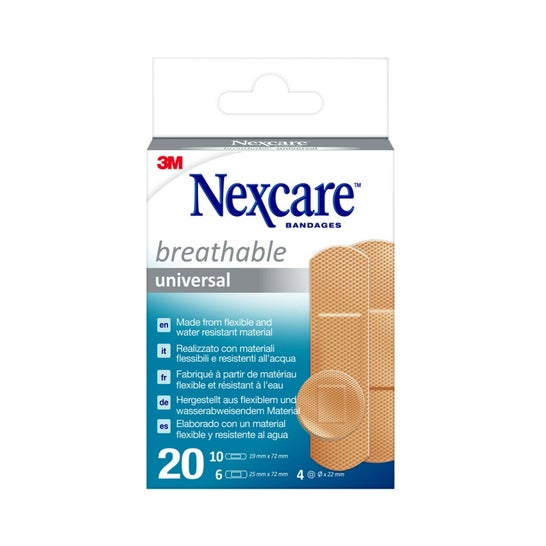 Nexcare® Universal tiras adhesivas surtido 20 uds