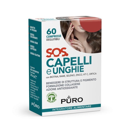 Puro SOS Cabello y Uñas 60 comp
