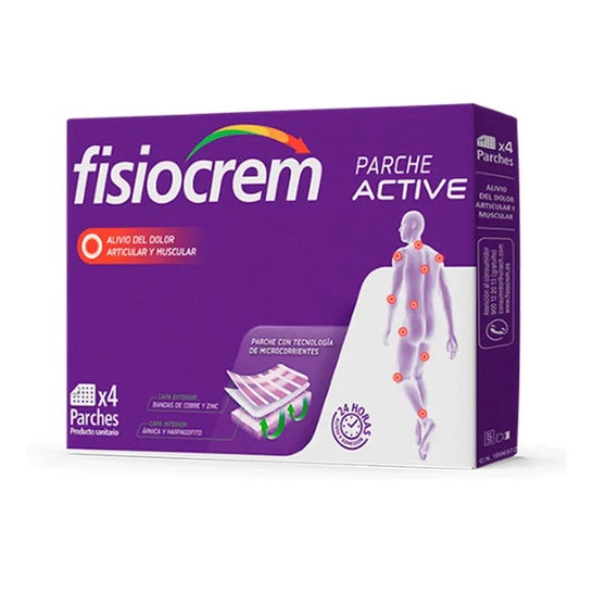 Fisiocrem Parche Active 4uds