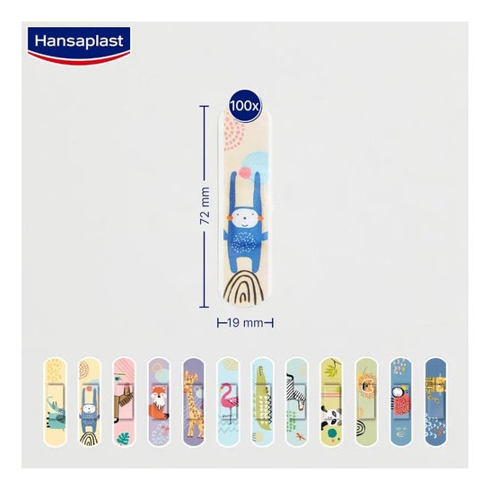 Hansaplast Kids Animales Apósitos 100 uds