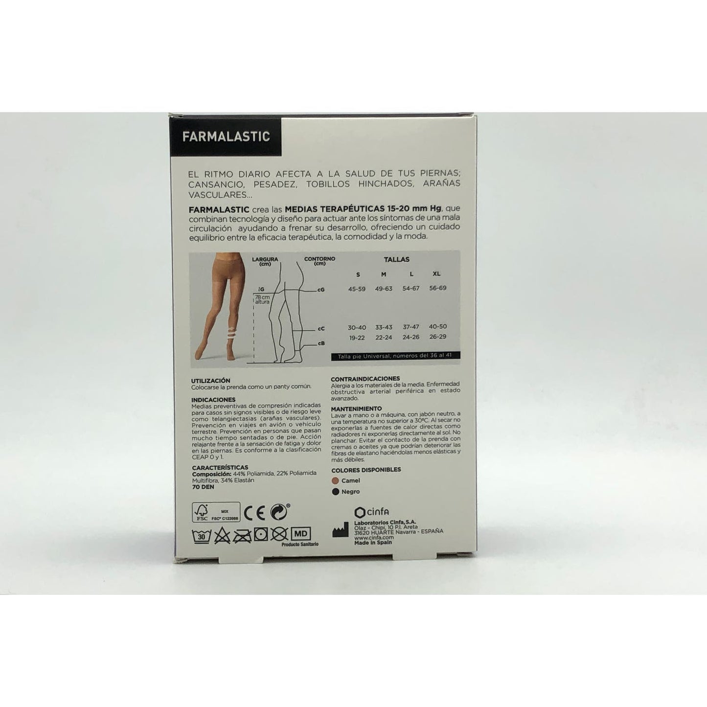 Farmalastic Panty Compresión Ligera Camel TL